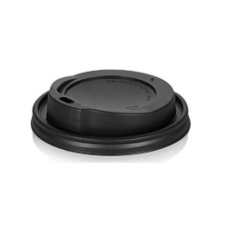 Καπάκι πιπίλα 8oz Μάυρη 100τμχ