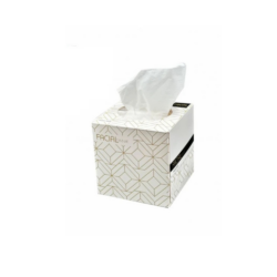 Χαρτομάντιλα Κουτιού Κύβος 2φυλλα Λευκά Facial Tissues 80τμχ Finezza